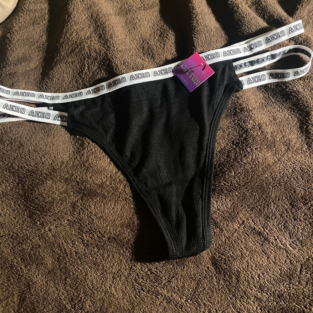 AERO Panties BLACK/WHITE
